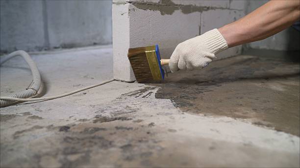 SJ Waterproofing Pros Basement Waterproofing coverage map for Poy Sippi, WI and surrounding area